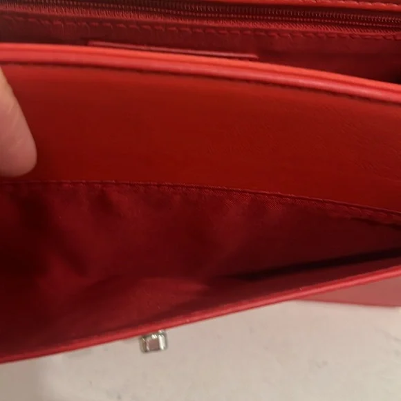 Badgley Mischka Red Quilted Shoulder Bag NWT bundle - Picture 11 of 17